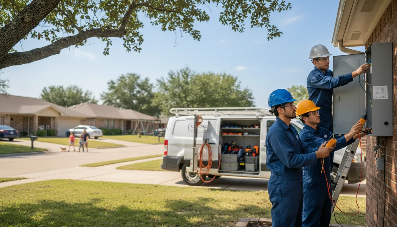 Certified electrician providing emergency electrical services in Luther, IA